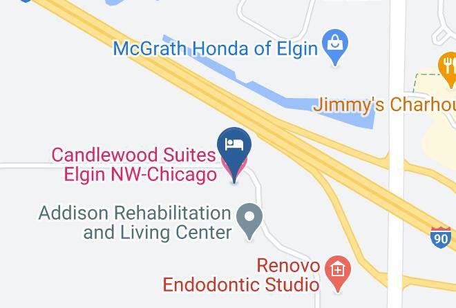 Kane - Candlewood Suites Elgin Nw Chicago Maps