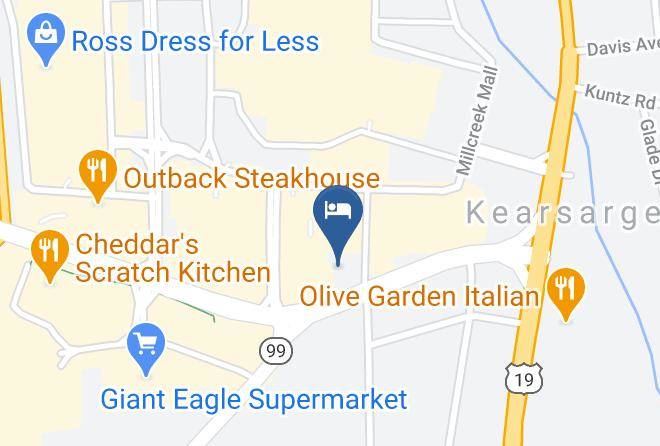 Candlewood Suites Erie Map