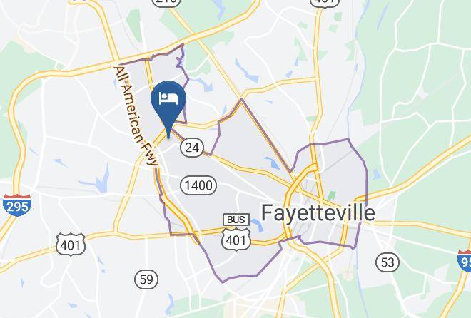 Cumberland - Candlewood Suites Fayetteville Fort Bragg Maps