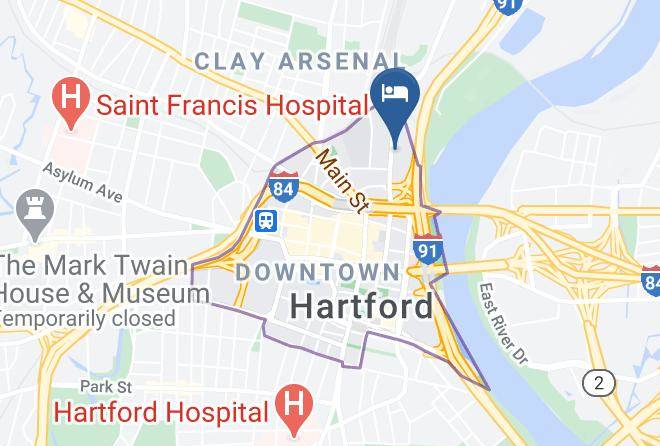 Hartford - Candlewood Suites Hartford Downtown Maps