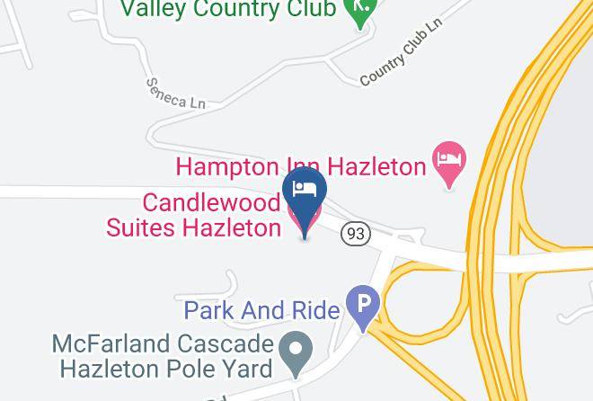 Luzerne - Candlewood Suites Hazleton Maps