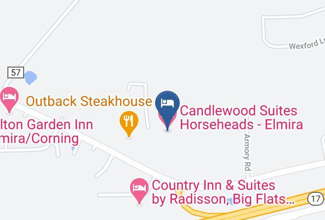 Chemung - Candlewood Suites Horseheads Elmira Maps