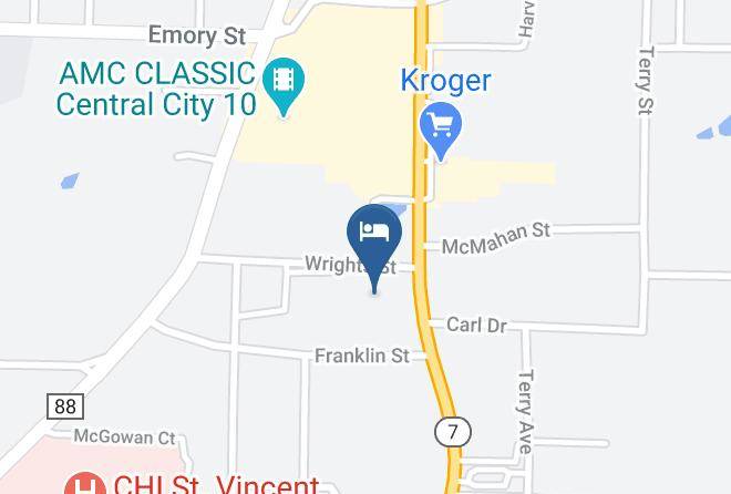 Candlewood Suites Hot Springs Map