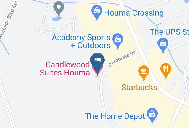 Terrebonne Par - Candlewood Suites Houma Maps