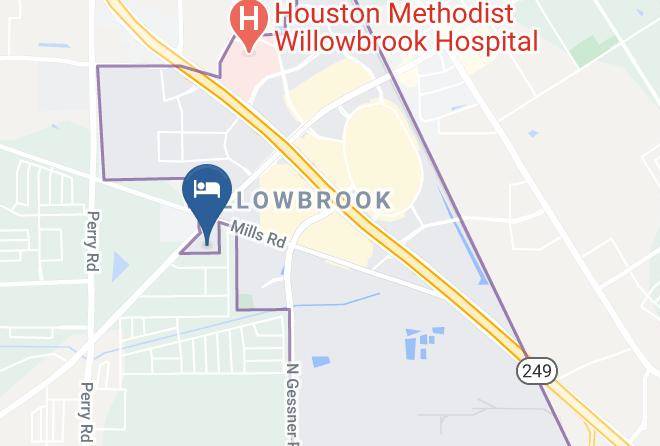 Harris - Candlewood Suites Houston Nw Willowbrook Maps