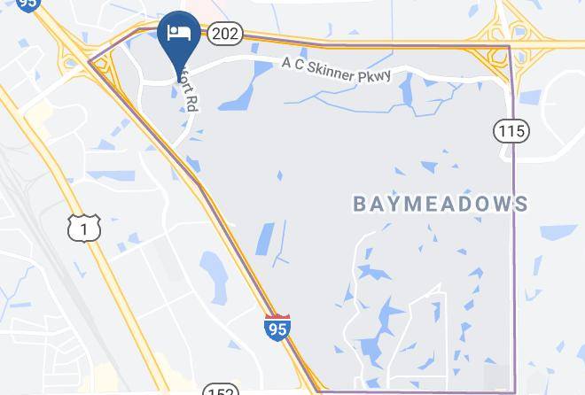 Sonesta Simply Suites Jacksonville Map