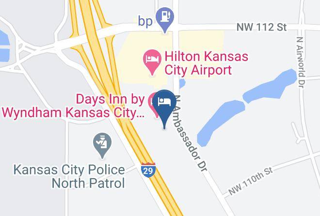 Platte - Candlewood Suites Kansas City Airport Maps