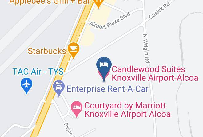 Blount - Candlewood Suites Knoxville Airport Alcoa Maps