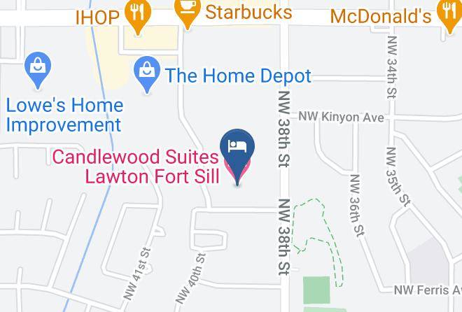 Comanche - Extended Stay America Lawton Fort Sill Maps