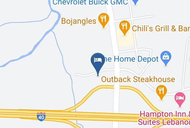 Wilson - Candlewood Suites Lebanon Maps