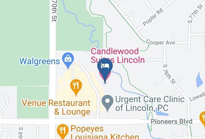 Lancaster - Candlewood Suites Lincoln Maps