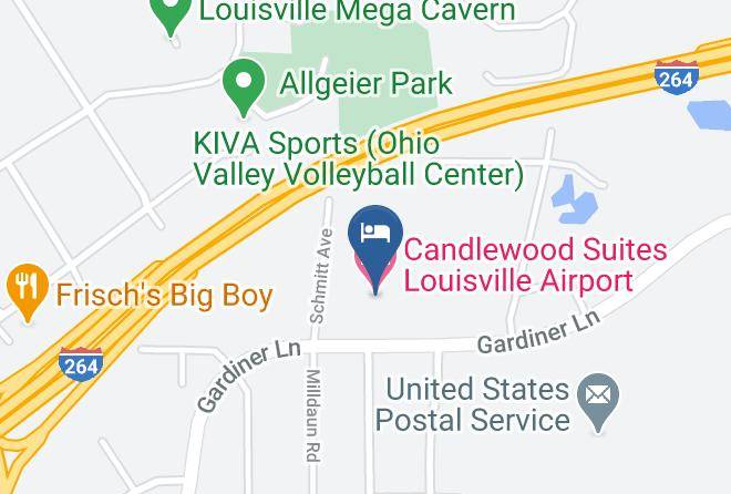 Jefferson - Candlewood Suites Louisville Airport Maps