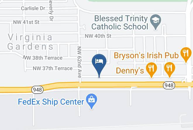 Miami Dade - Candlewood Suites Miami Intl Airport 36th St Maps