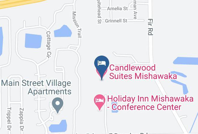 Candlewood Suites Mishawaka Map