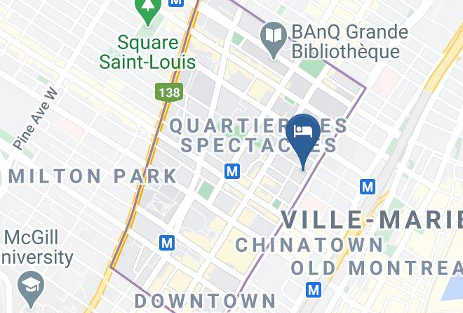 Montreal - Hotel Saint Laurent Montreal Maps