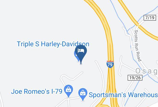 Monongalia - Candlewood Suites Morgantown Univ West Virginia Maps