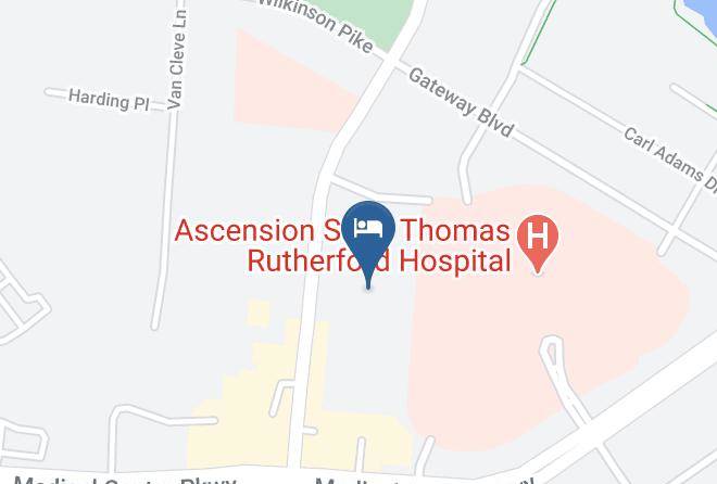 Candlewood Suites Murfreesboro Map