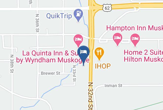 Muskogee - Candlewood Suites Muskogee Maps