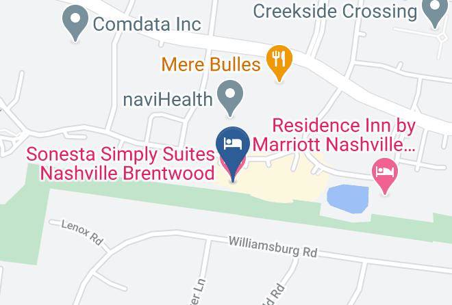 Williamson - Sonesta Simply Suites Nashville Brentwood Maps