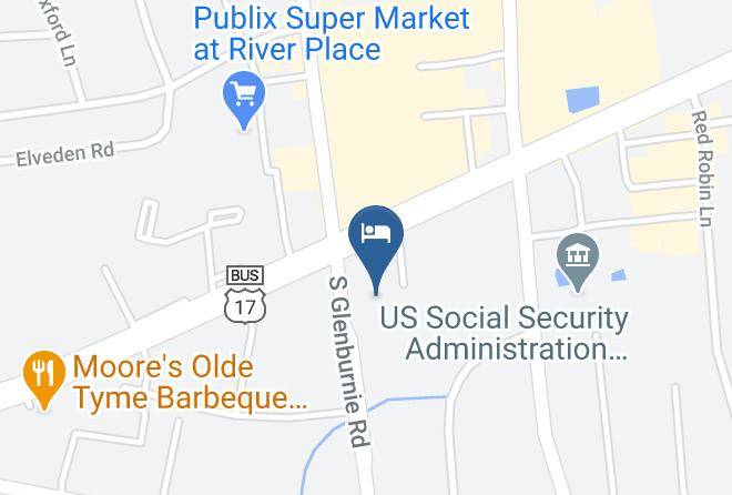 Candlewood Suites New Bern Map