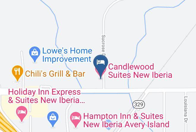 Iberia Par - Candlewood Suites New Iberia Maps