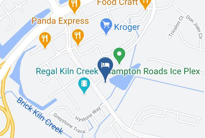 Candlewood Suites Newport News Yorktown Map