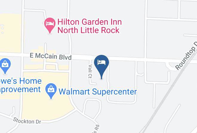 Pulaski - Candlewood Suites North Little Rock Maps