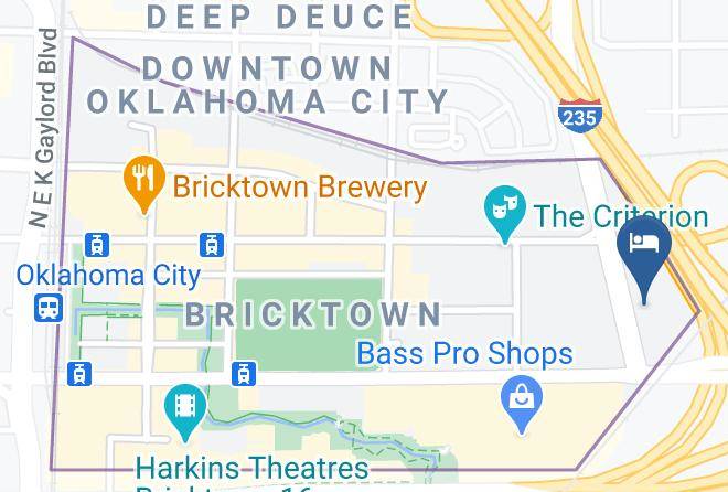 Oklahoma - Staybridge Suites Oklahoma City Dwtn Bricktown Maps