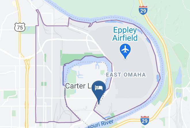 Sleep Inn & Suites Airport Omaha Map