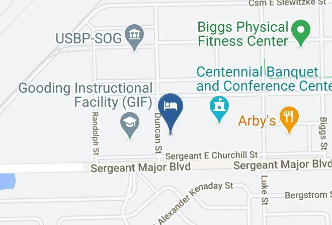 El Paso - Candlewood Suites Building 11193 Maps