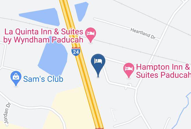 Mccracken - Candlewood Suites Paducah Maps