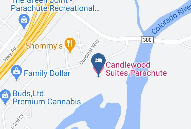 Candlewood Suites Parachute Map
