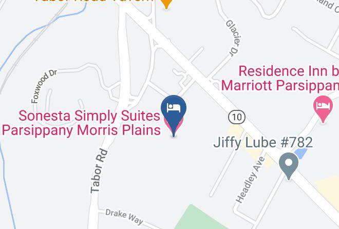 Morris - Sonesta Simply Suites Parsippany Morris Plains Maps