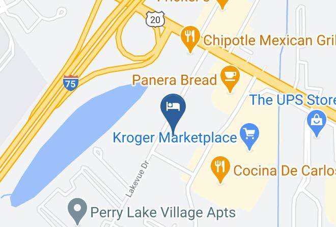 Candlewood Suites Perrysburg Map