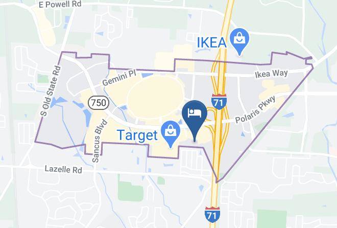 Delaware - Candlewood Suites Columbus North Polaris Maps