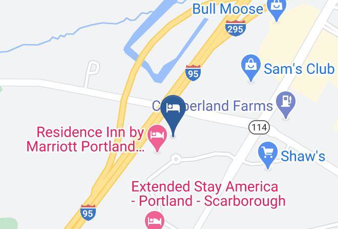 Cumberland - Candlewood Suites Portland Scarborough Maps