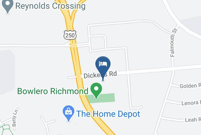 Candlewood Suites Richmond West Broad Map
