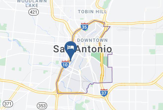 Bexar - Candlewood Suites San Antonio Downtown Maps