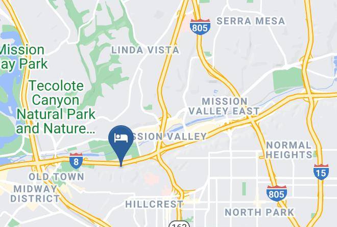 San Diego - Candlewood Suites San Diego Maps