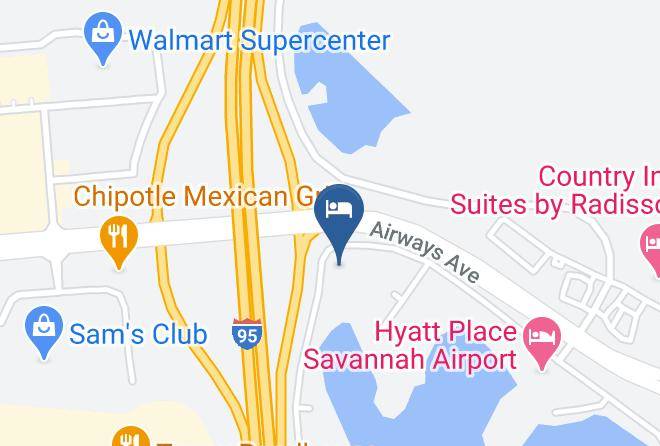 Chatham - Candlewood Suites Savannah Airport Maps