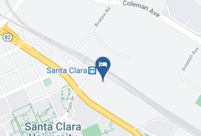 Santa Clara - Sonesta Simply Suites Silicon Valley Santa Clara Maps