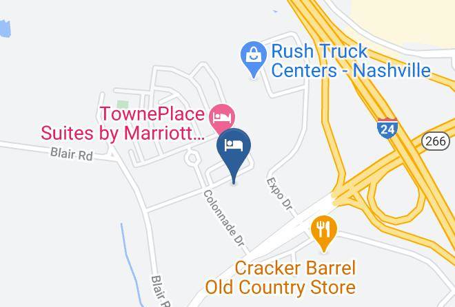 Candlewood Suites Smyrna Nashville Map