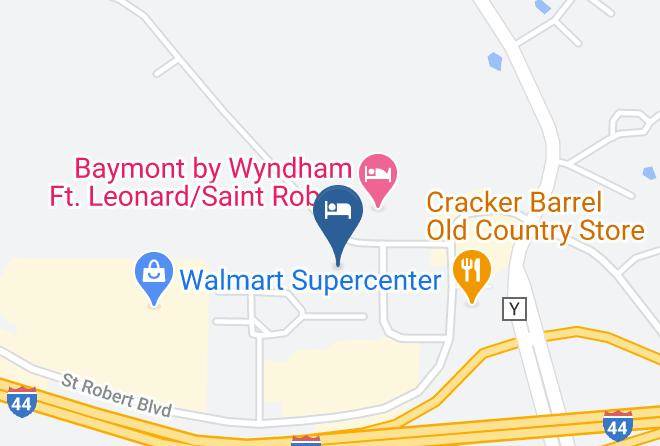 Pulaski - Candlewood Suites St Robert Maps