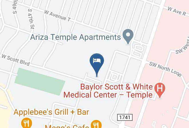Bell - Candlewood Suites Temple Medical Center Area Maps