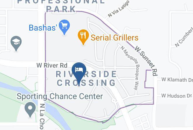 Candlewood Suites Tucson Map