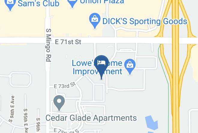 Tulsa - Candlewood Suites Tulsa Maps