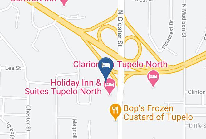 Lee - Candlewood Suites Tupelo North Maps