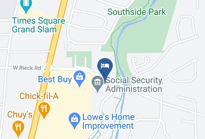 Candlewood Suites Tyler Map