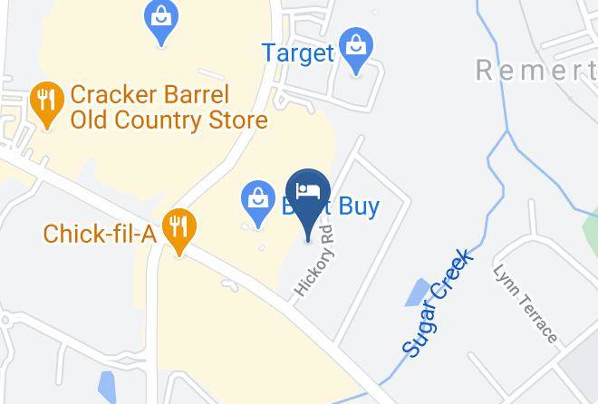 Lowndes - Candlewood Suites Valdosta Mall Maps