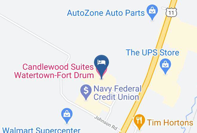 Jefferson - Candlewood Suites Watertown Fort Drum Maps